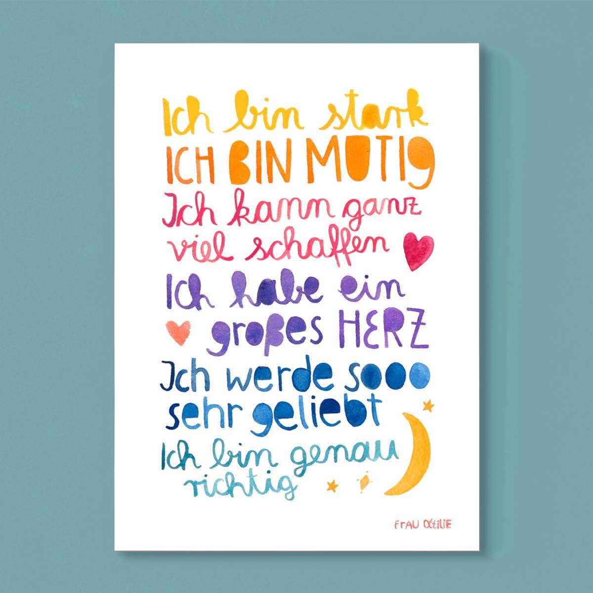 Frau Ottilie | Print A4 - Affirmation