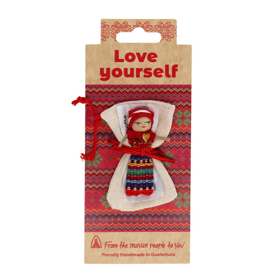 Rex London | Sorgenpuppe mit Tasche - Love Yourself
