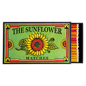 Archivist Gallery | Extra große Sicherheitsstreichhölzer - Die Sonnenblume