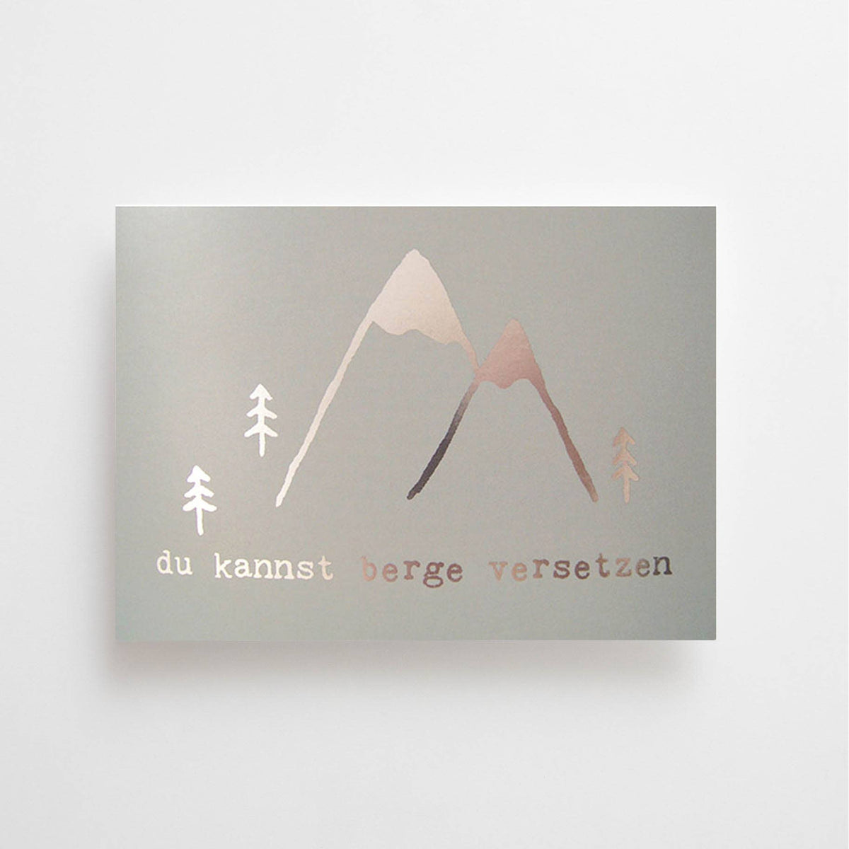 Anna Cosma | Postkarte “Du kannst Berge versetzen” (Deutsch)