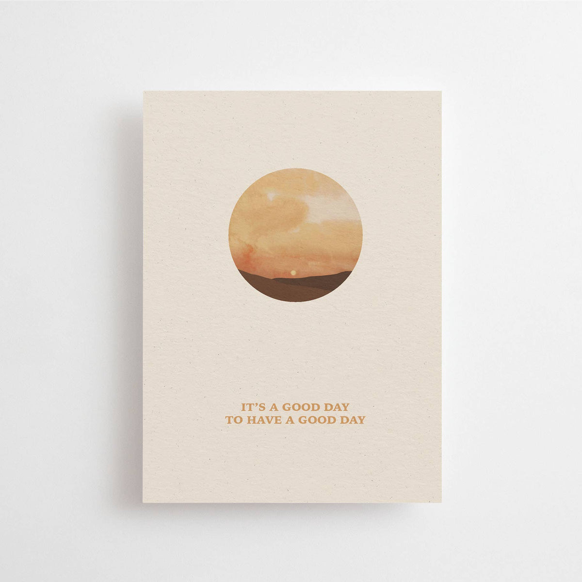 Anna Cosma | Postkarte „A good day to have a good day“ (Englisch)