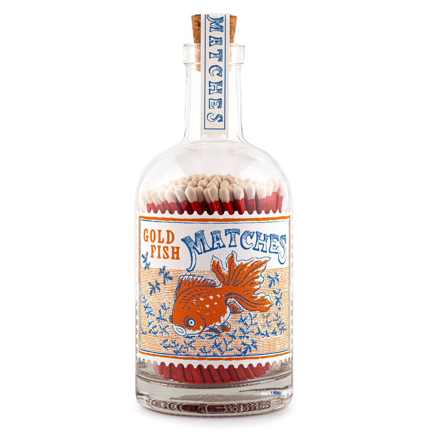Archivist Gallery | Goldfish Sicherheitsstreichhölzer in Glasflasche