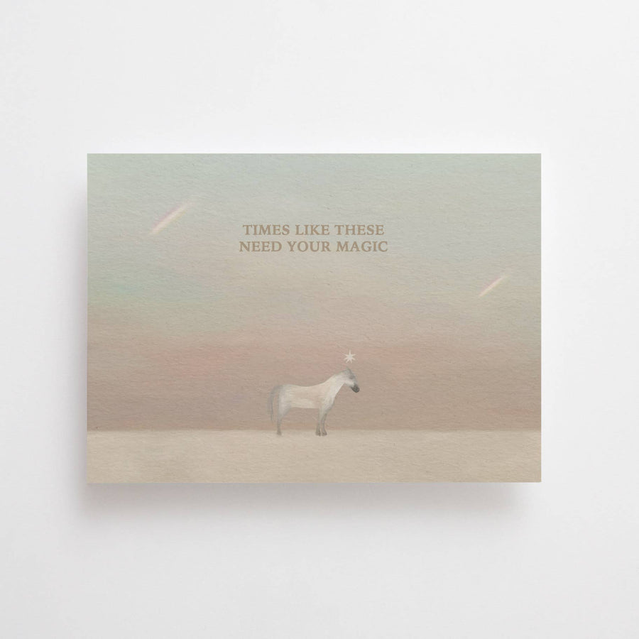 Anna Cosma | Postkarte “Times like these need your magic” (Englisch)