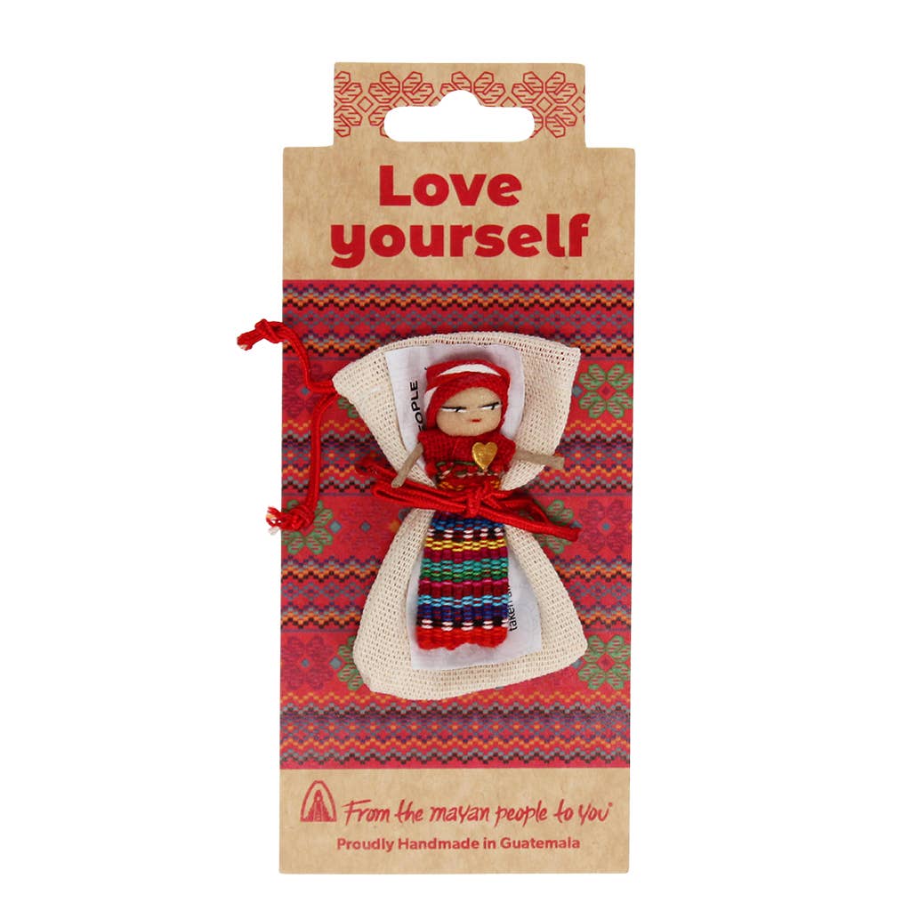 Rex London | Sorgenpuppe mit Tasche - Love Yourself