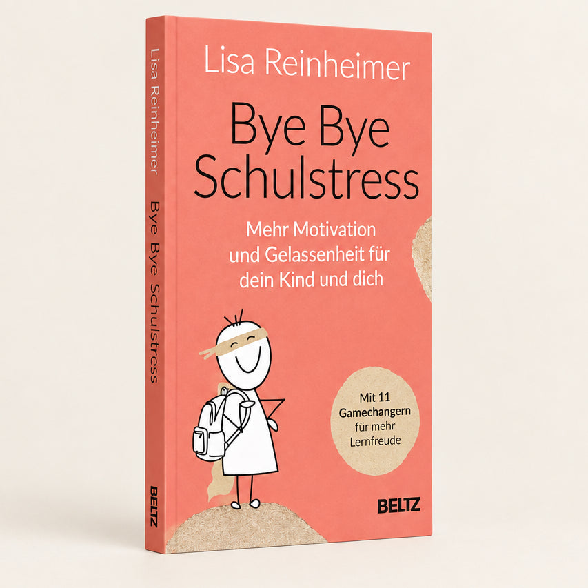 Bye Bye Schulstress: Mehr Motivation und Gelassenheit für dein Kind und dich. Mit 11 Gamechangern für mehr Lernfreude. Mit einem Vorwort von Nicola Schmidt cover image
