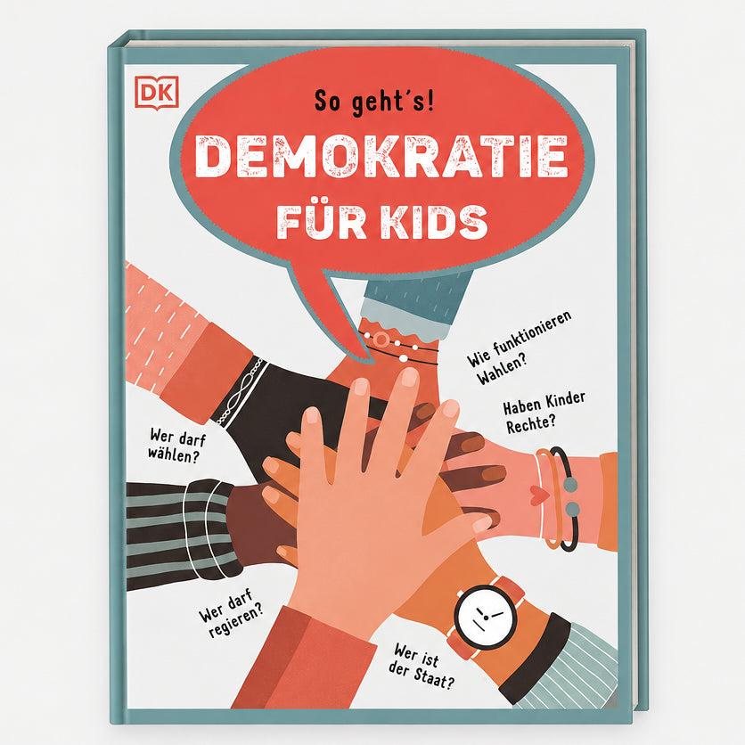 Demokratie für Kids: So geht's! Wer darf wählen? Wer darf regieren? Wie funktionieren Wahlen? Haben Kinder Rechte? Wer ist der Staat? Für Kinder ab 8 Jahren (... für Kids erklärt) cover image