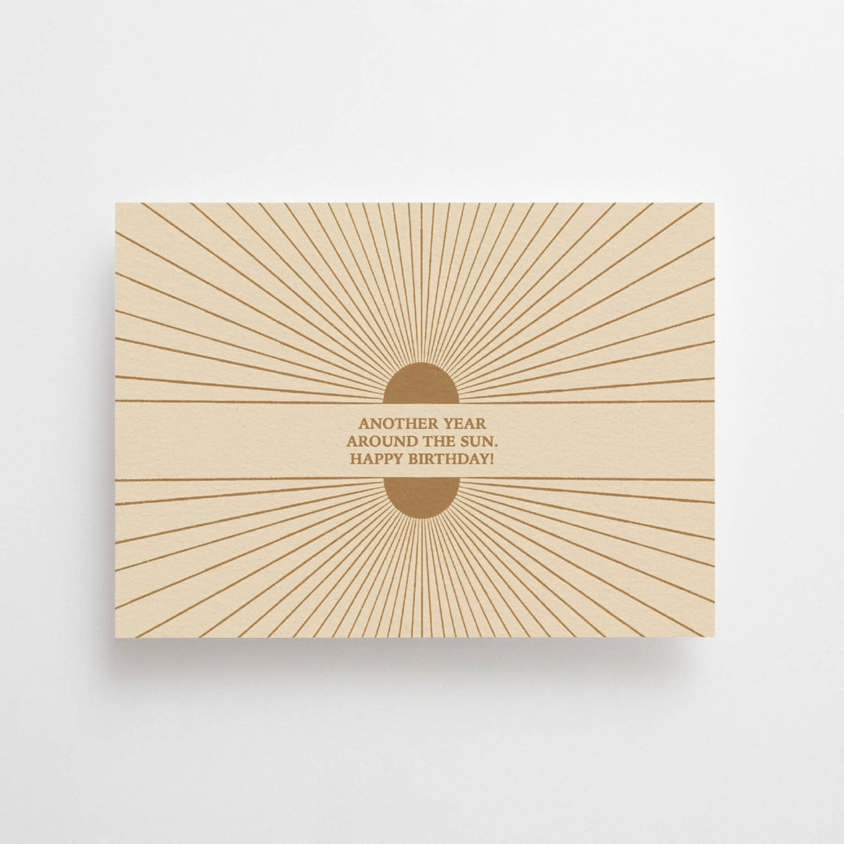 Anna Cosma | Postkarte „Another Year Around the Sun. Happy Birthday!“ (Englisch)
