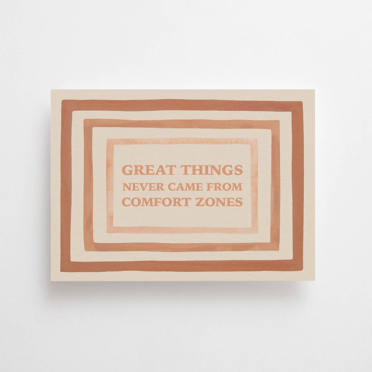 Anna Cosma | Postkarte “Comfort Zones” (Englisch)